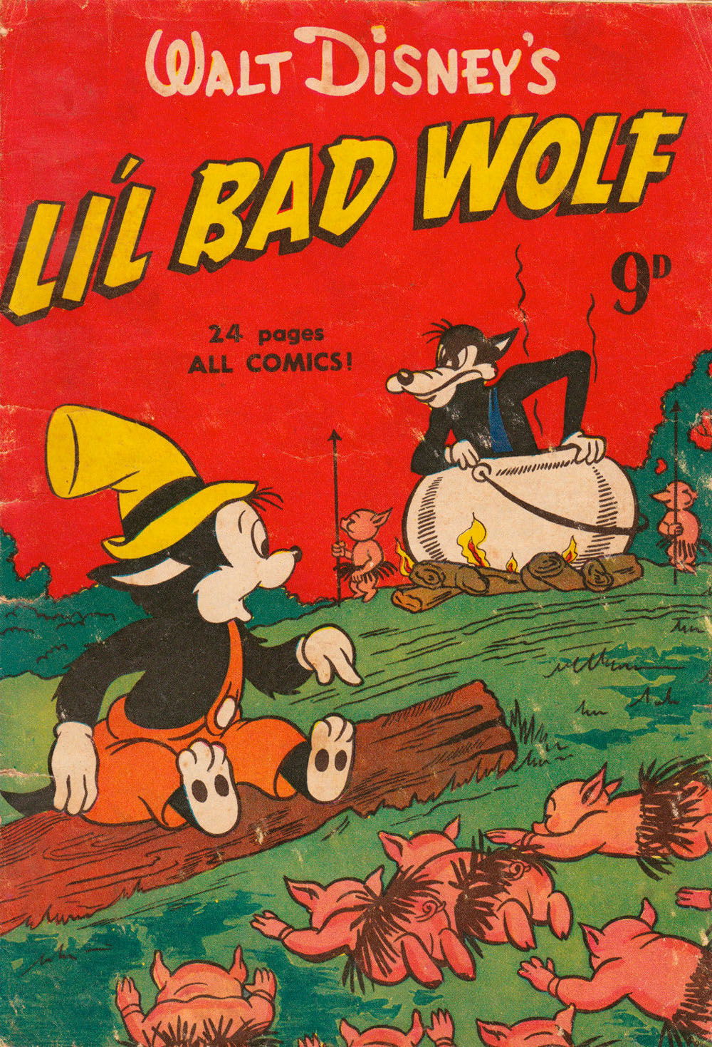 Walt Disney's Character Issue [CI Series] (WG Publications, 1951 series) #C.I.4 — Walt Disney's Li'l Bad Wolf (1952)
