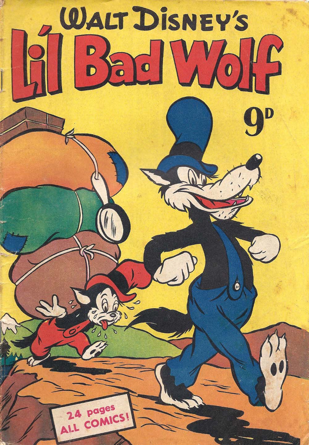 Walt Disney's Character Issue [CI Series] (WG Publications, 1951 series) #C.I.7 — Walt Disney's Li'l Bad Wolf (May 1952)