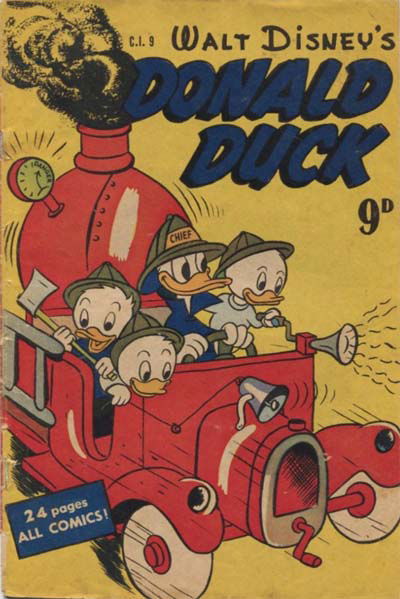 Walt Disney's Character Issue [CI Series] (WG Publications, 1951 series) #C.I.9 — Walt Disney's Donald Duck (August 1952)