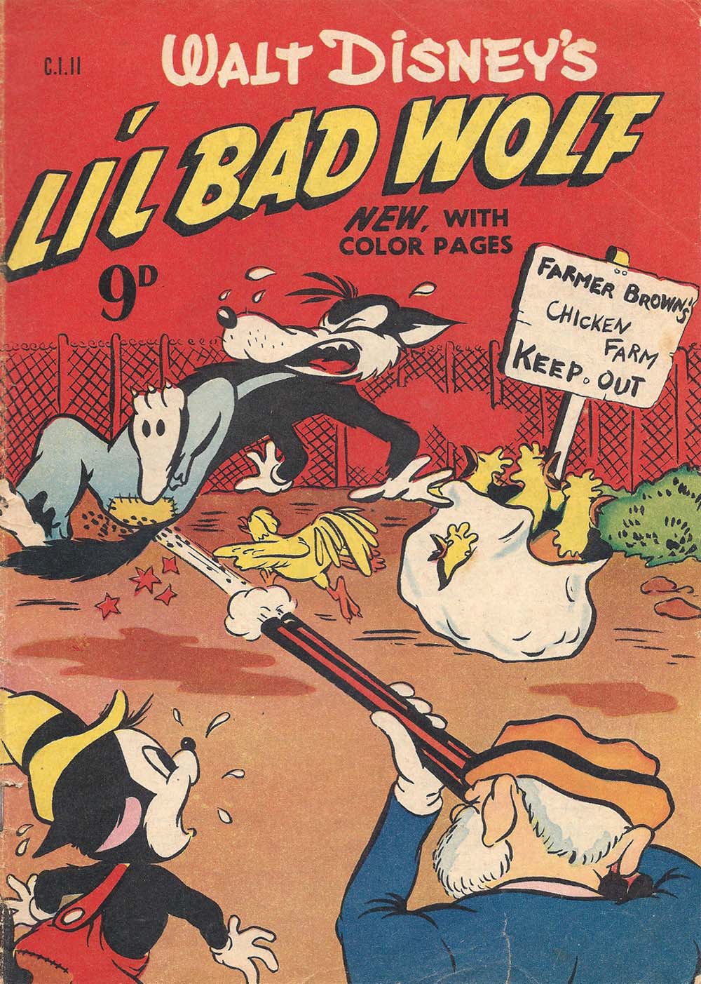 Walt Disney's Character Issue [CI Series] (WG Publications, 1951 series) #C.I.11 — Walt Disney's Li'l Bad Wolf (November 1952)