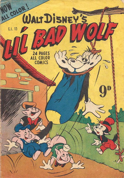 Walt Disney's Character Issue [CI Series] (WG Publications, 1951 series) #C.I.15 — Walt Disney's Li'l Bad Wolf February 1953