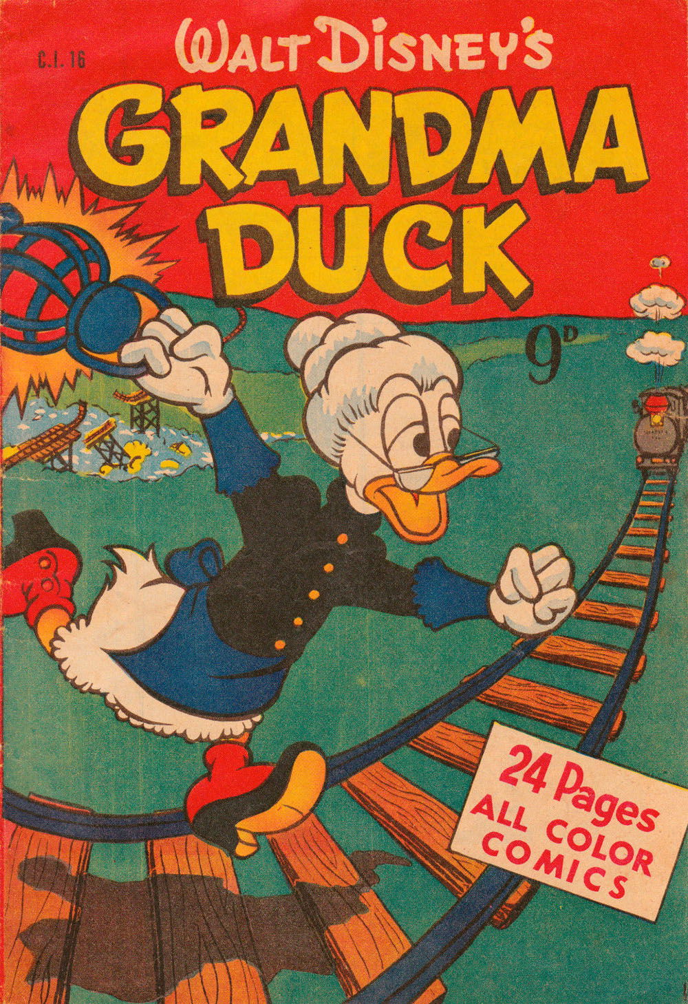 Walt Disney's Character Issue [CI Series] (WG Publications, 1951 series) #C.I.16 — Walt Disney's Grandma Duck (February 1953)