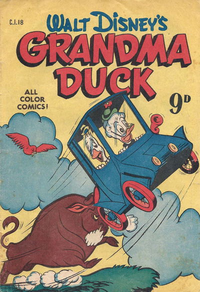 Walt Disney's Character Issue [CI Series] (WG Publications, 1951 series) #C.I.18 — Walt Disney's Grandma Duck March 1953