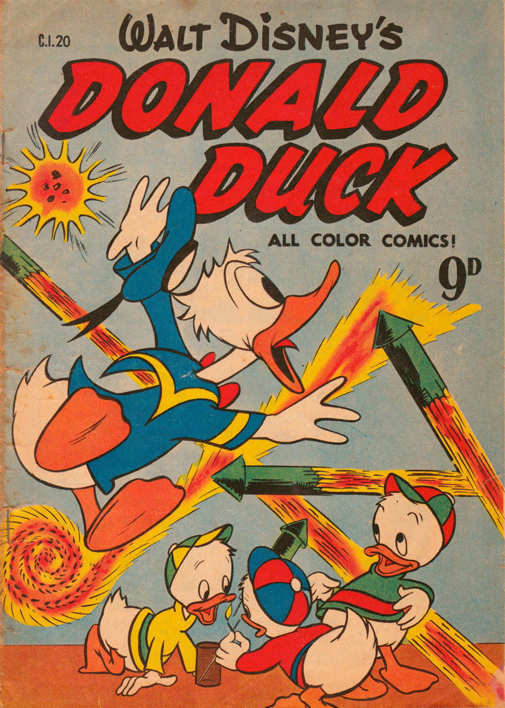 Walt Disney's Character Issue [CI Series] (WG Publications, 1951 series) #C.I.20 — Walt Disney's Donald Duck (April 1953)