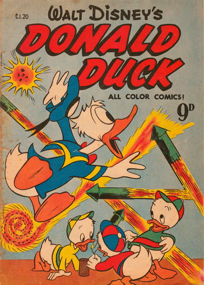 Walt Disney's Character Issue [CI Series] (WG Publications, 1951 series) #C.I.20 — Walt Disney's Donald Duck April 1953