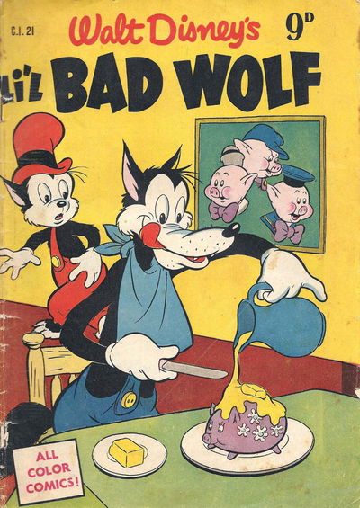 Walt Disney's Character Issue [CI Series] (WG Publications, 1951 series) #C.I.21 — Walt Disney's Li'l Bad Wolf May 1953