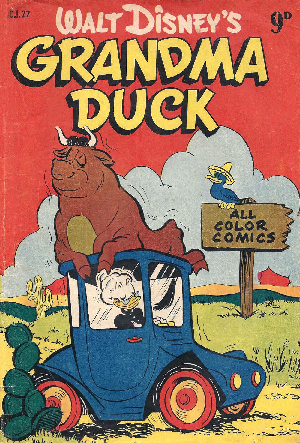 Walt Disney's Character Issue [CI Series] (WG Publications, 1951 series) #C.I.22 — Walt Disney's Grandma Duck (June 1953)