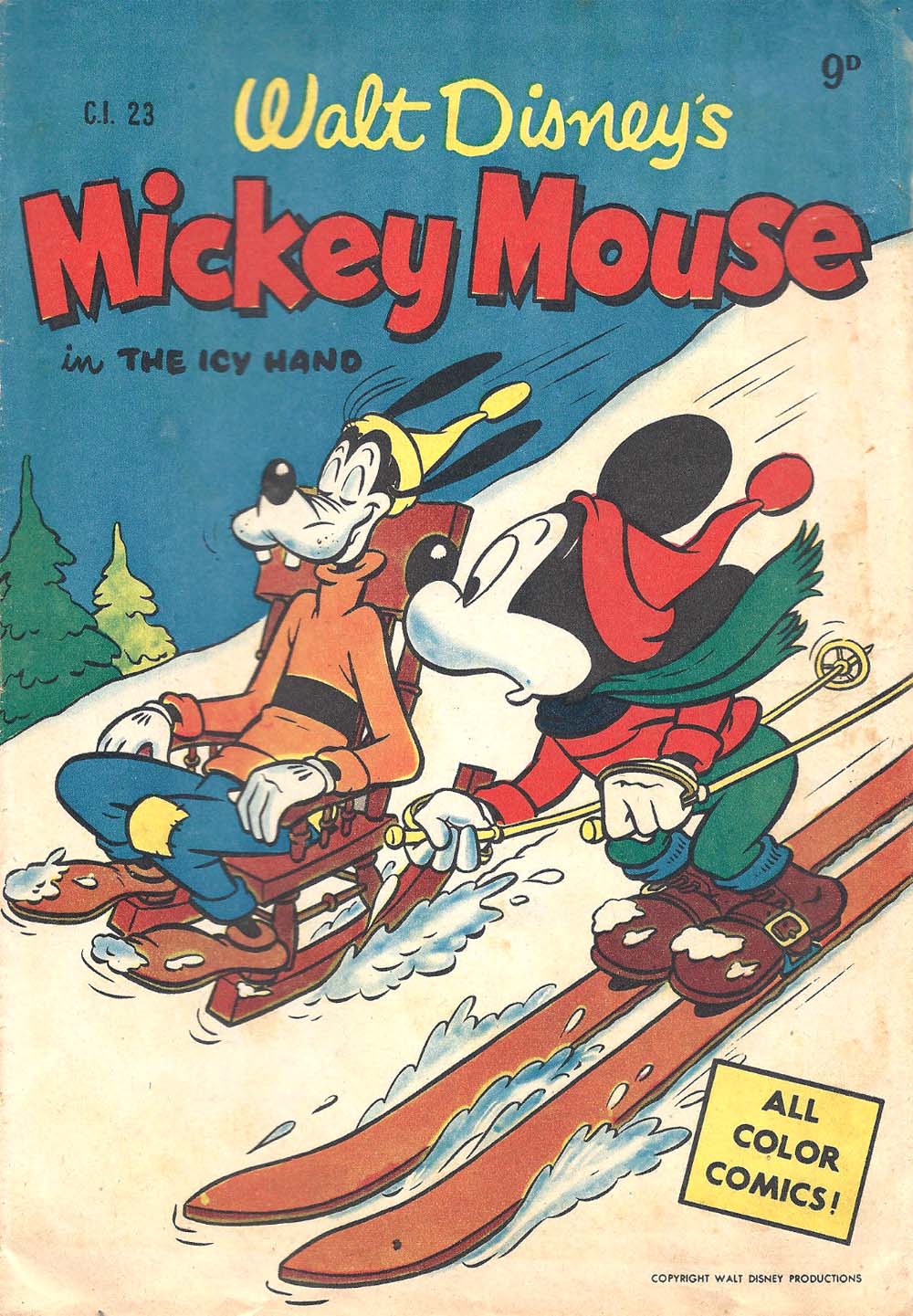 Walt Disney's Character Issue [CI Series] (WG Publications, 1951 series) #C.I.23 — Walt Disney's Mickey Mouse (July 1953)