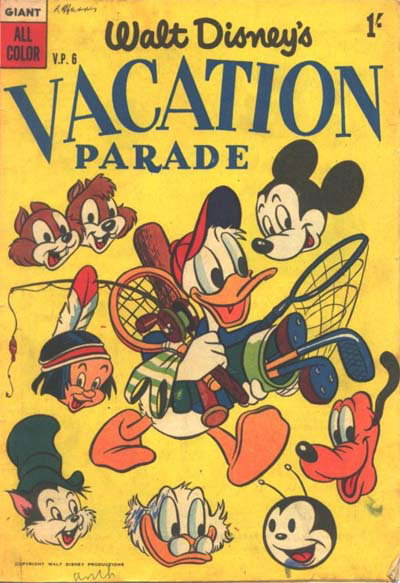 Walt Disney's Vacation Parade [VP Series]  #V.P.6 (June 1954)