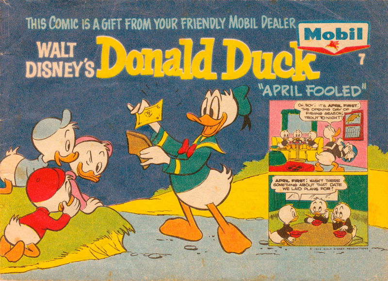 Mobil Walt Disney (Mobil Oil, 1964 series) #7 — Walt Disney's Donald Duck (1964)