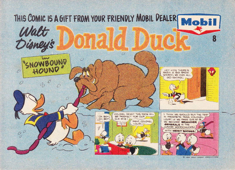 Mobil Walt Disney (Mobil Oil, 1964 series) #8 — Walt Disney's Donald Duck ([1964])