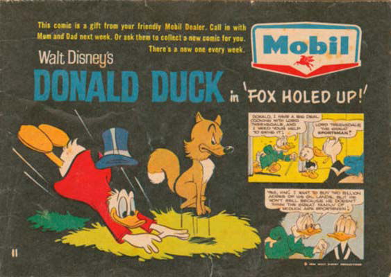 Mobil Walt Disney (Mobil Oil, 1964 series) #11 — Walt disney's Donald Duck ([1964])