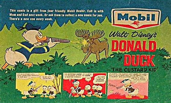 Mobil Walt Disney (Mobil Oil, 1964 series) #14 ([1964]) —Walt Disney's Donald duck