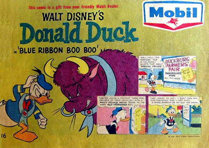Mobil Walt Disney (Mobil Oil, 1964 series) #16 — Walt Disney's Donald Duck ([1964])