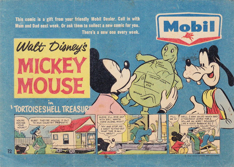 Mobil Walt Disney (Mobil Oil, 1964 series) #22 — Walt Disney's Mickey Mouse (1964)