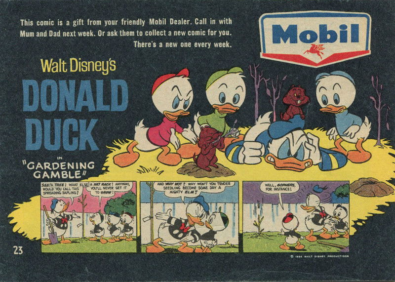 Mobil Walt Disney (Mobil Oil, 1964 series) #23 — Walt Disney's Donald Duck ([1964])