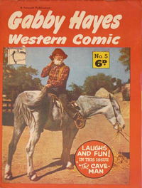 Gabby Hayes Western Comic (Cleland, 194-? series) #5 [1949?]