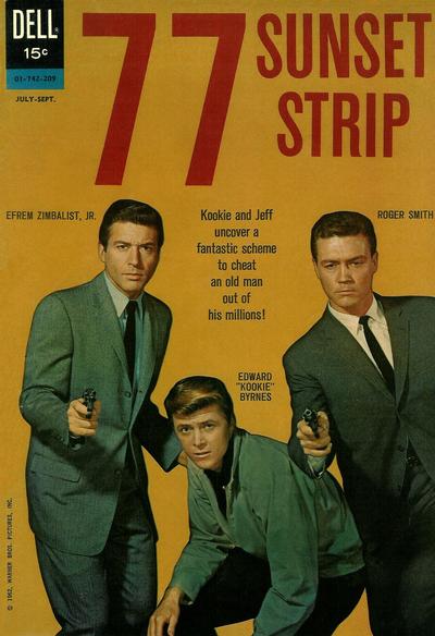 77 Sunset Strip (Dell, 1962 series) #01-742-209 (July-September 1962)