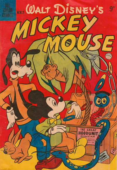 Walt Disney's Mickey Mouse [MM series] (WG Publications, 1953 series) #M.M.3 January 1954