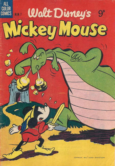 Walt Disney's Mickey Mouse [MM series] (WG Publications, 1953 series) #M.M.7 May 1954