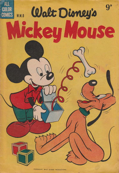 Walt Disney's Mickey Mouse [MM series] (WG Publications, 1953 series) #M.M.8 [June 1954]