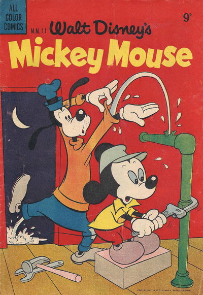 Walt Disney's Mickey Mouse [MM series] (WG Publications, 1953 series) #M.M.11 September 1954