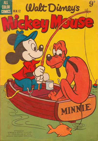 Walt Disney's Mickey Mouse [MM series] (WG Publications, 1953 series) #M.M.12 October 1954