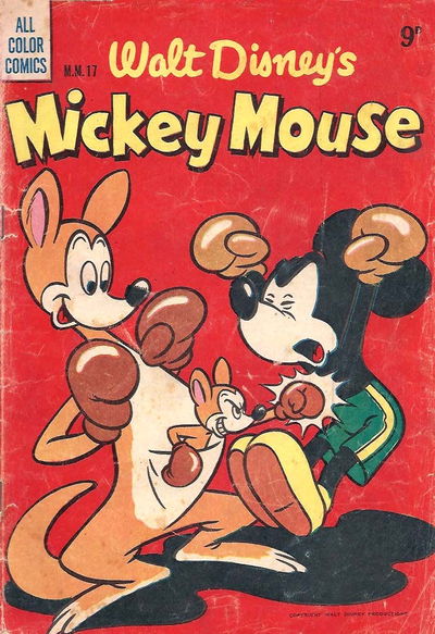 Walt Disney's Mickey Mouse [MM series] (WG Publications, 1953 series) #M.M.17 [April 1955?]