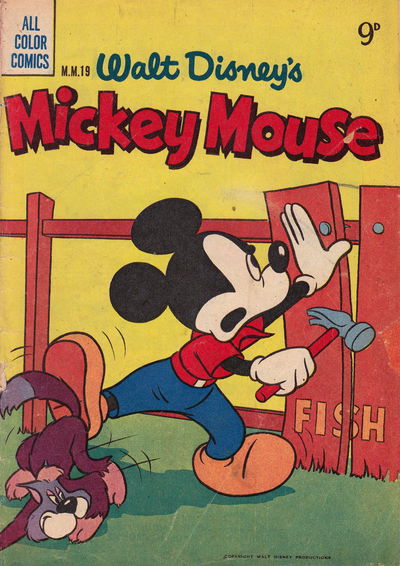 Walt Disney's Mickey Mouse [MM series] (WG Publications, 1953 series) #M.M.19 June 1955