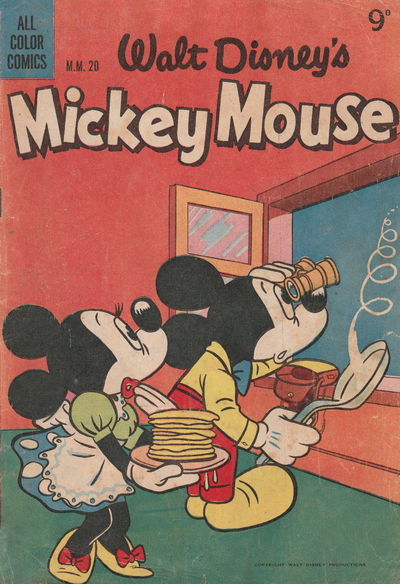 Walt Disney's Mickey Mouse [MM series] (WG Publications, 1953 series) #M.M.20 July 1955