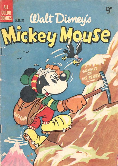 Walt Disney's Mickey Mouse [MM series]  #M.M.21 (August 1955)