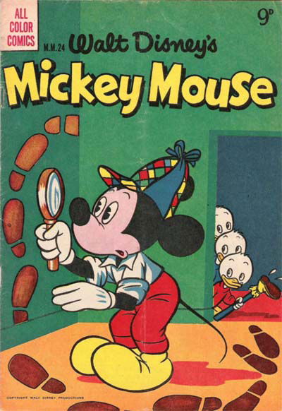 Walt Disney's Mickey Mouse [MM series] (WG Publications, 1953 series) #24 [January 1956?]