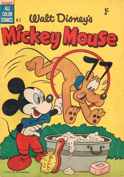 Walt Disney's Mickey Mouse [M series]  #M.2 ([August 1956])