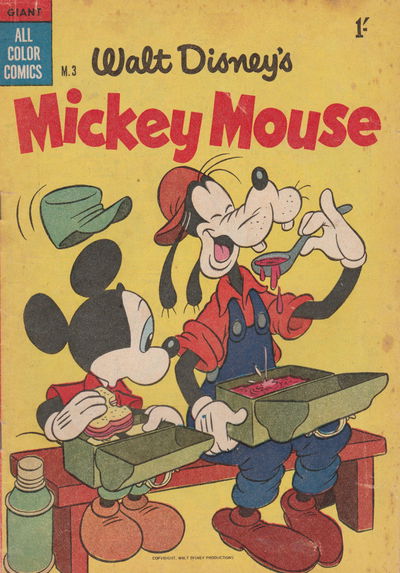 Walt Disney's Mickey Mouse [M series] (WG Publications, 1956 series) #M.3