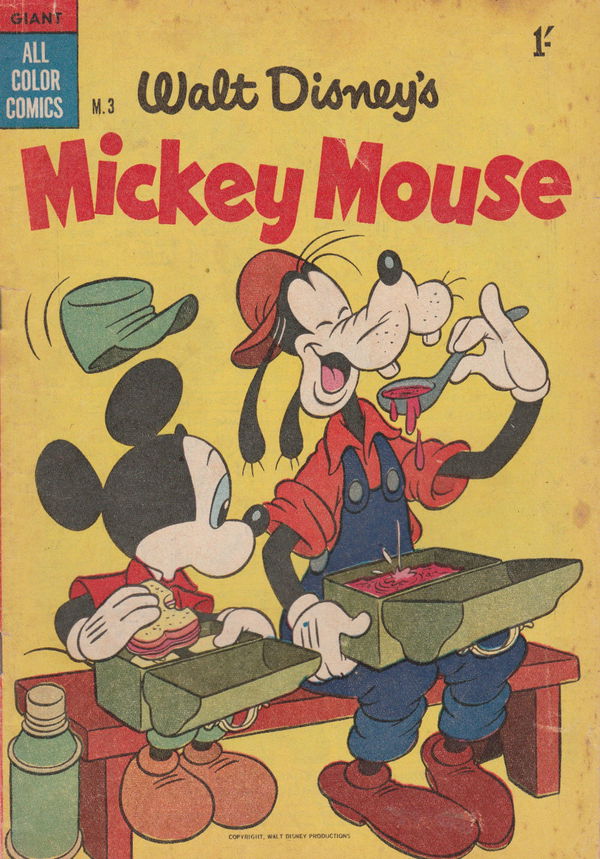 Walt Disney's Mickey Mouse [M series] (WG Publications, 1956 series) #M.3 ([September 1956?])