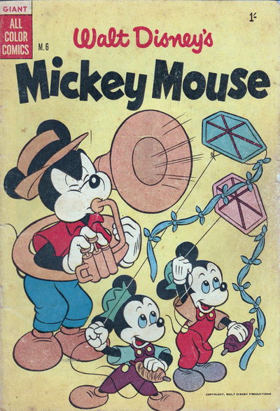 Walt Disney's Mickey Mouse [M series] (WG Publications, 1956 series) #M.6