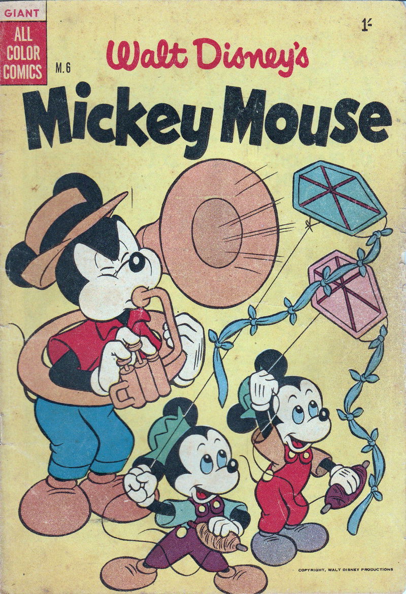 Walt Disney's Mickey Mouse [M series] (WG Publications, 1956 series) #M.6 (December 1956)