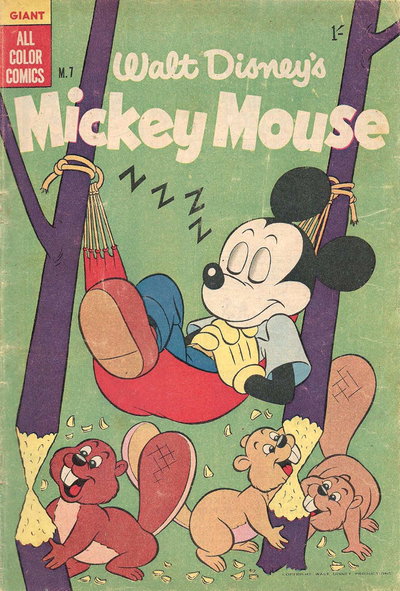 Walt Disney's Mickey Mouse [M series]  #M.7 (June 1957)