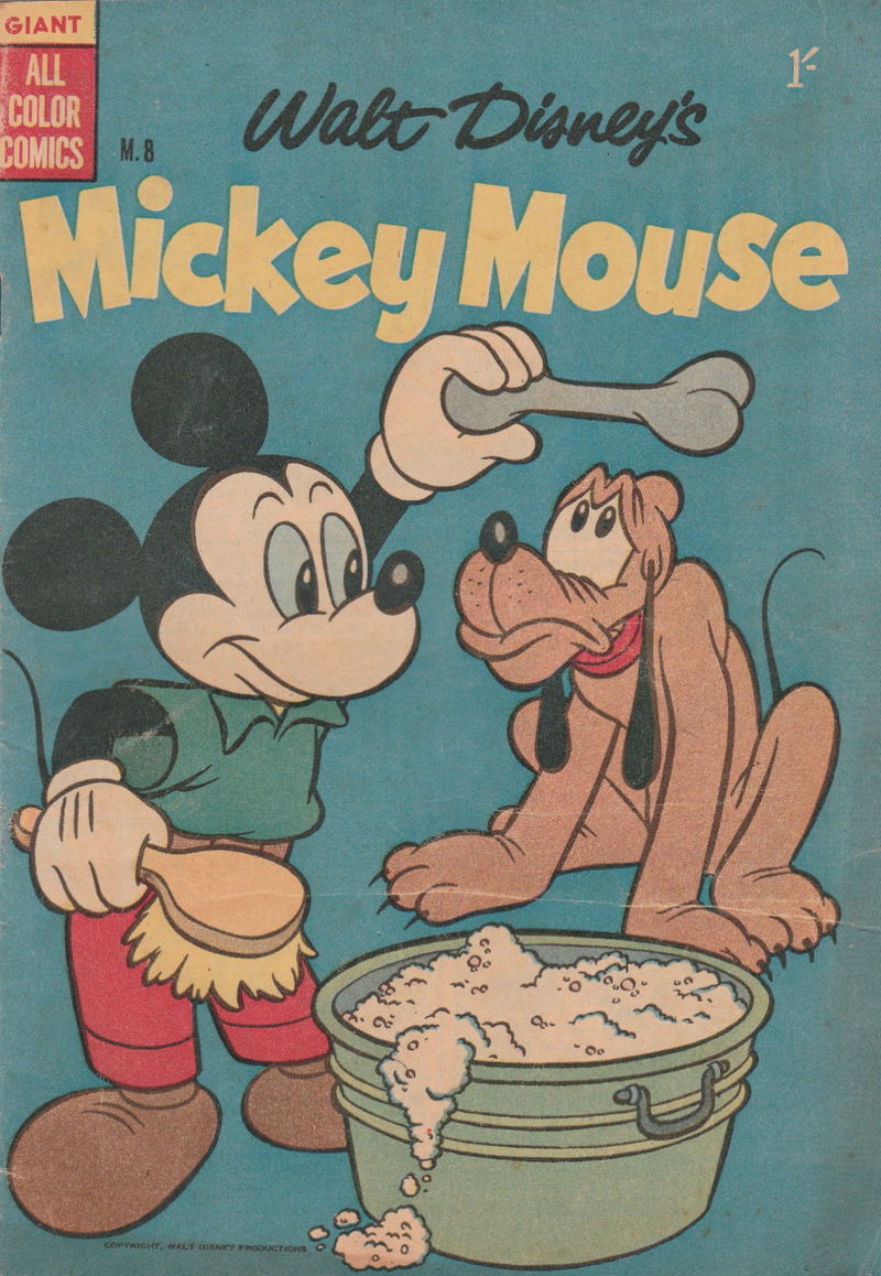 Walt Disney's Mickey Mouse [M series] (WG Publications, 1956 series) #8 ([July 1957])