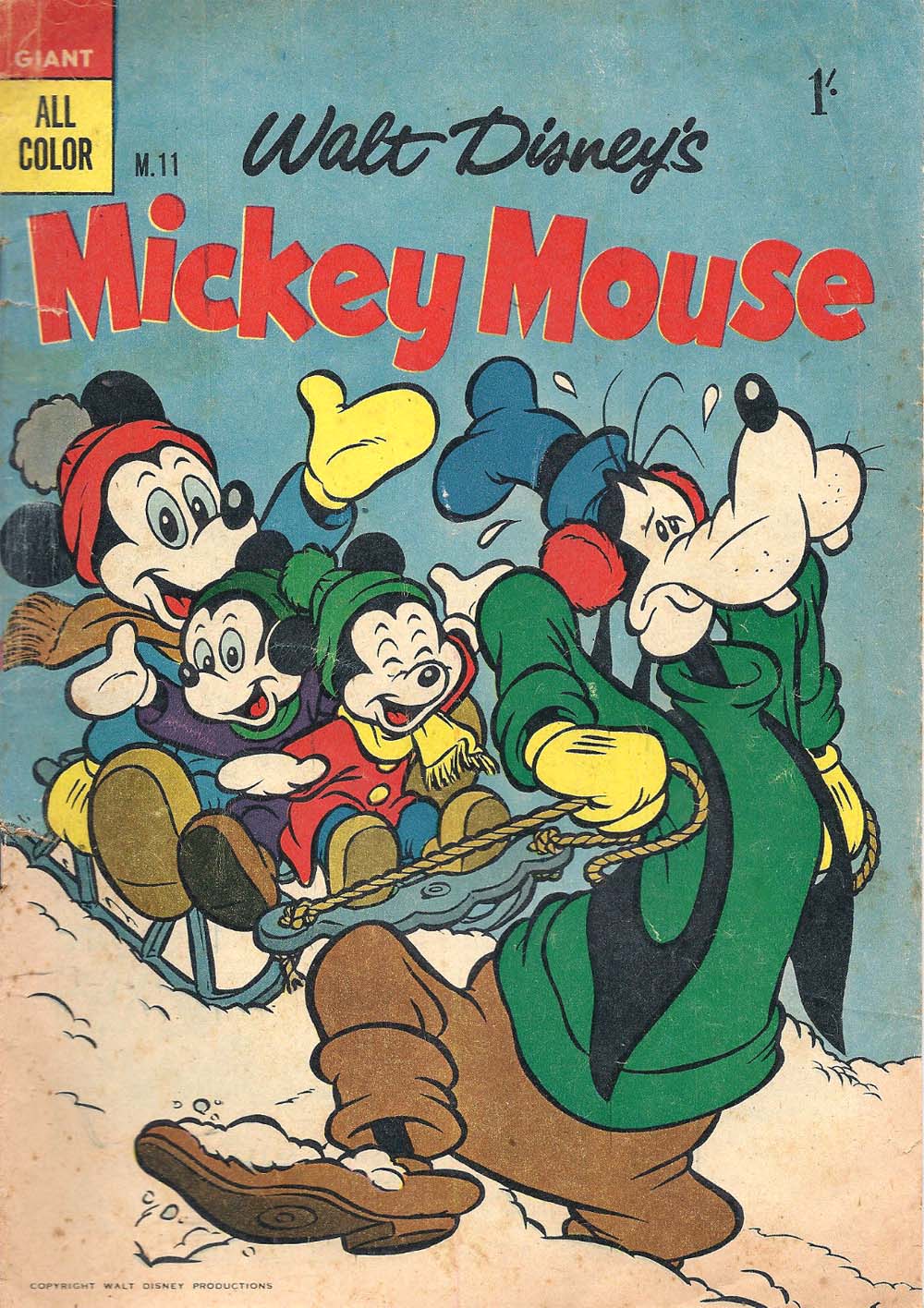 Walt Disney's Mickey Mouse [M series] (WG Publications, 1956 series) #M.11 (1957)