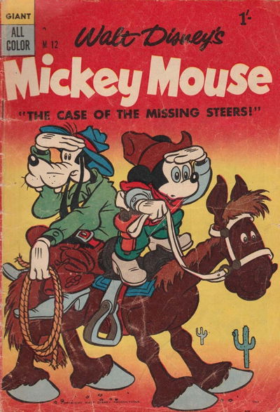 Walt Disney's Mickey Mouse [M series] (WG Publications, 1956 series) #M.12