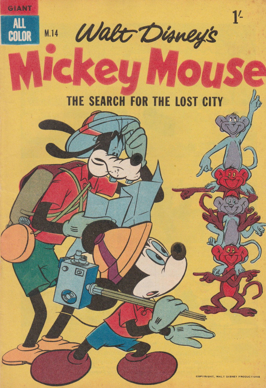 Walt Disney's Mickey Mouse [M series] (WG Publications, 1956 series) #M.14 (1958)