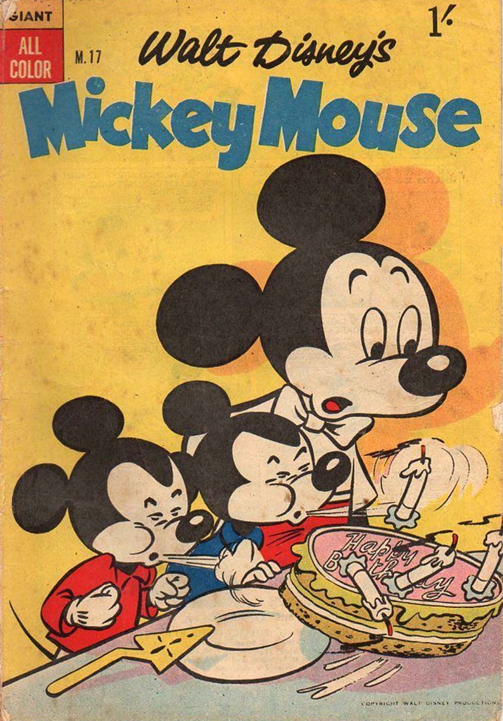 Walt Disney's Mickey Mouse [M series] (WG Publications, 1956 series) #M.17 (1958)
