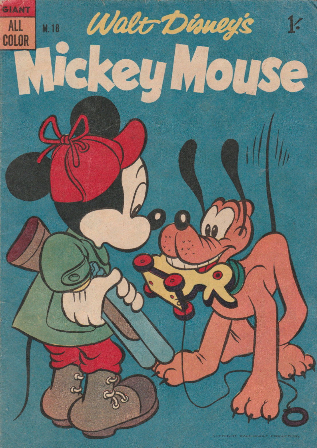 Walt Disney's Mickey Mouse [M series] (WG Publications, 1956 series) #M.18 (1958)
