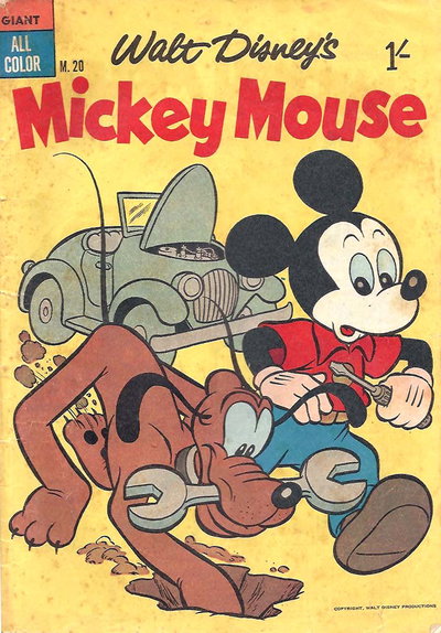 Walt Disney's Mickey Mouse [M series]  #M.20 ([July 1958?])