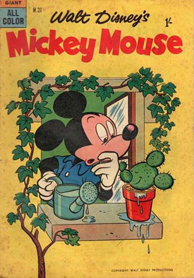 Walt Disney's Mickey Mouse [M series] (WG Publications, 1956 series) #M.21 ([August 1958?])
