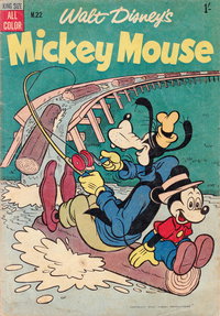 Walt Disney's Mickey Mouse [M series]  #M.22 (1958)