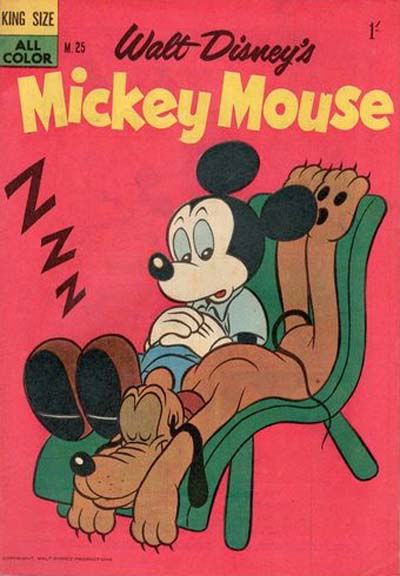Walt Disney's Mickey Mouse [M series] (WG Publications, 1956 series) #M.25 ([December 1958?])
