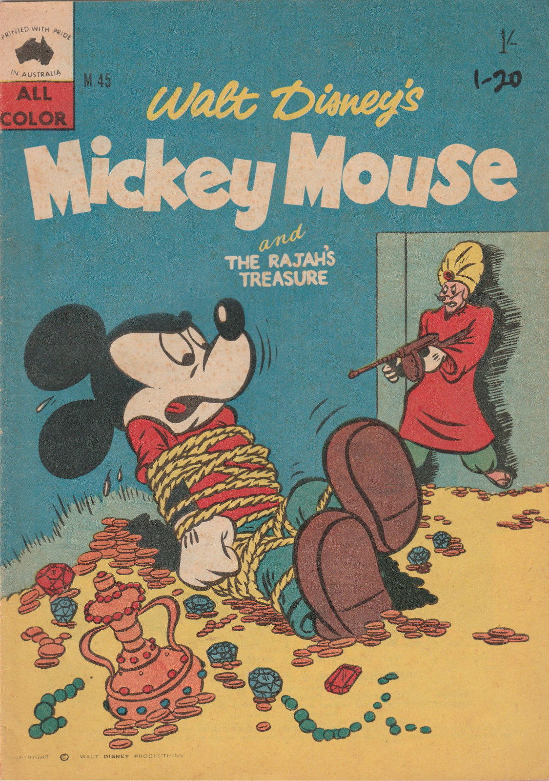 Walt Disney's Mickey Mouse [M series] (WG Publications, 1956 series) #M.45 (August 1960)