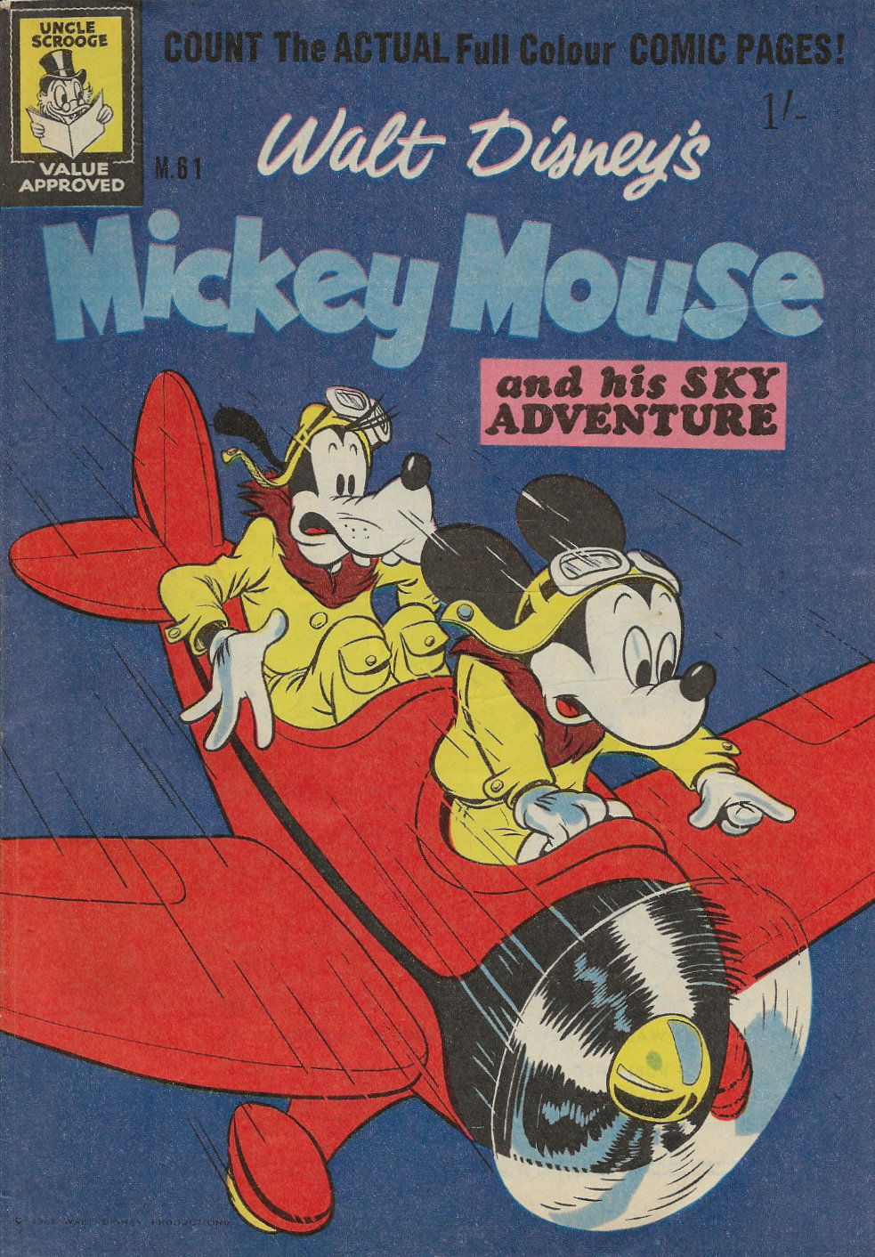 Walt Disney's Mickey Mouse [M series] (WG Publications, 1956 series) #61 (December 1961)